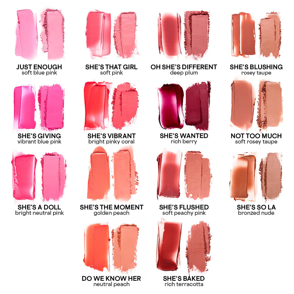 MAJOR HEADLINES DOUBLE-TAKE CRÈME & POWDER BLUSH DUOSHE'S THE MOMENT (GOLDEN PEACH)