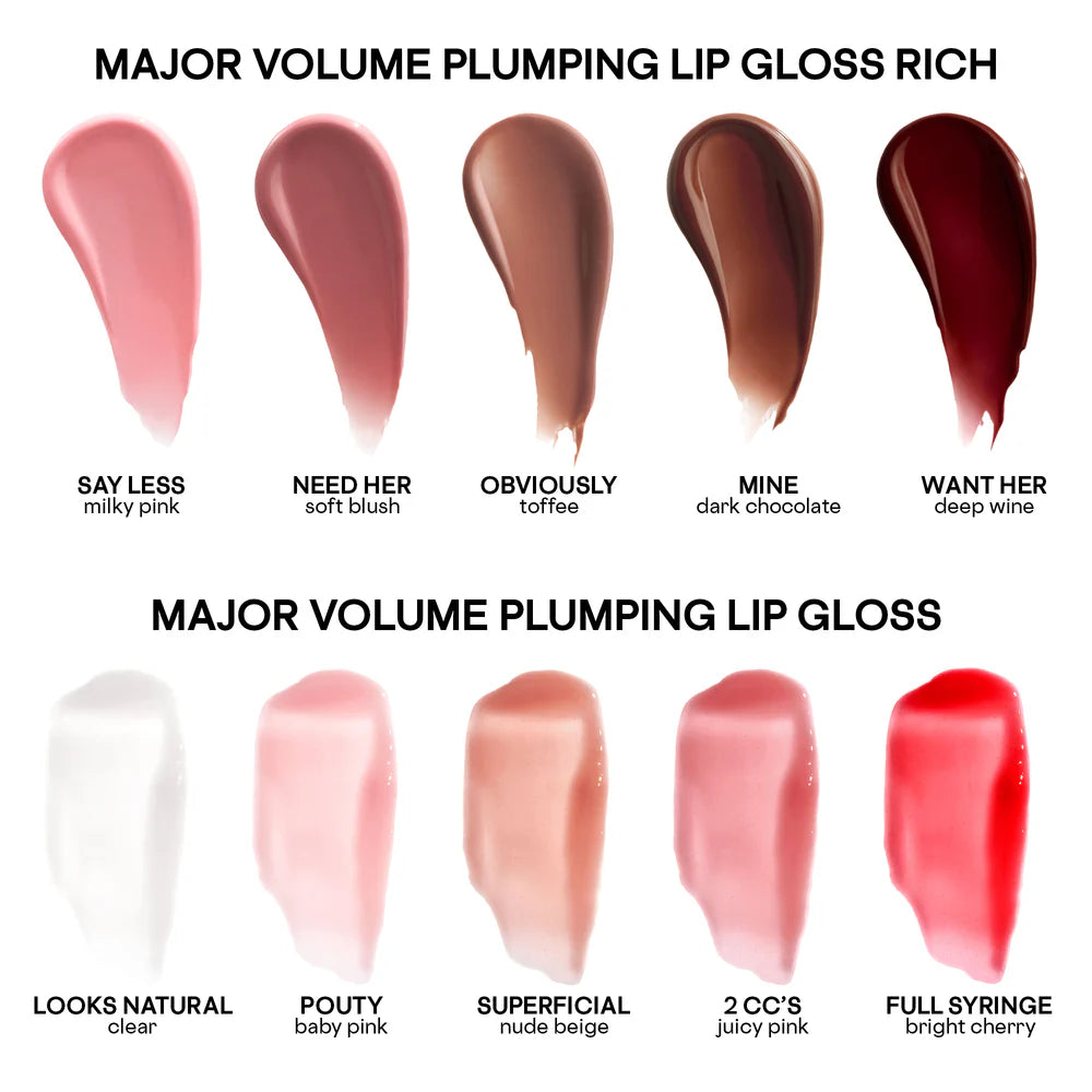 MAJOR VOLUME PLUMPING GLOSS - RICH COLOR MINE (DARK CHOCOLATE)