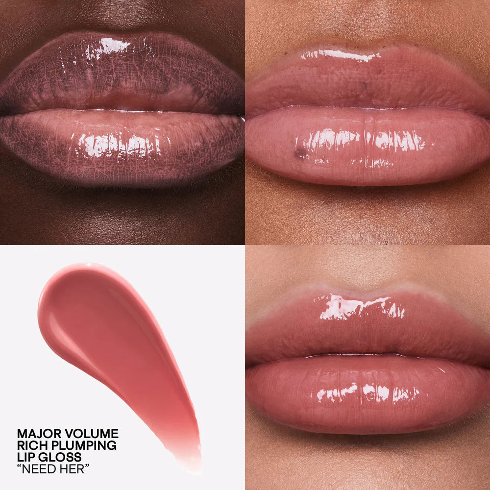 MAJOR VOLUME PLUMPING GLOSS - RICH COLOR NEED HER (SOFT BLUSH)